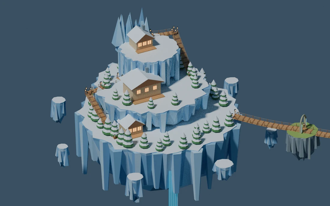 Frozen Peaks map